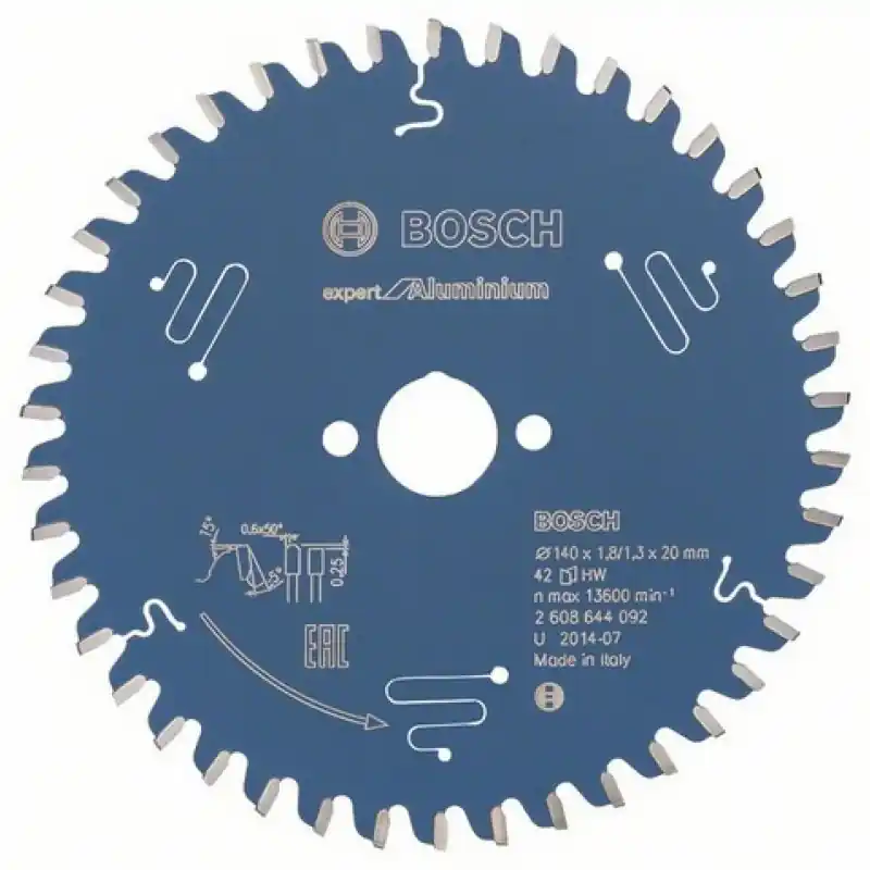 Angebot BOSCH Kreissägeblatt Expert for Aluminium, 140 x 20 x 1,8 mm, 42 2608644092