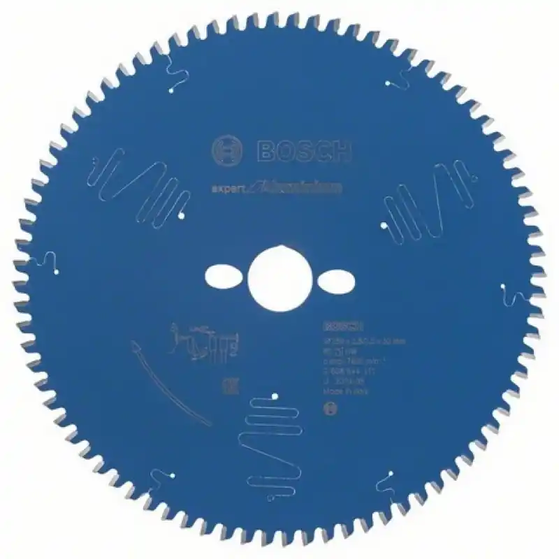 Zertifiziert BOSCH Kreissägeblatt Expert for Aluminium, 250 x 30 x 2,8 mm, 80 2608644111