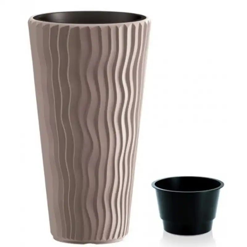 Direktkauf Prosperplast SANDY SLIM Blumentopf 29,7cm, 12l, mocca DPSP300-7529