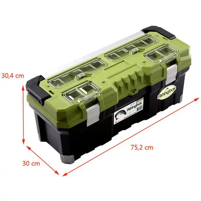 Mega-Angebot PROSPERPLAST TITAN PLUS Werkzeugkoffer, grün 752 x 300 x 304 mm NTF30AM