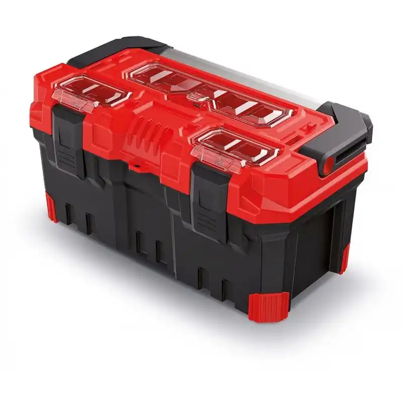 Kistenberg TITAN PLUS Werkzeugkoffer, 49,6x25,8x24cm, rot KTIPA5025-3020 Echt