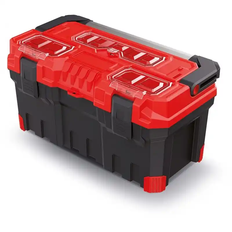 Heißes Angebot Kistenberg TITAN PLUS Werkzeugkoffer, 55,4x28,6x27,6cm, rot KTIPA5530-3020
