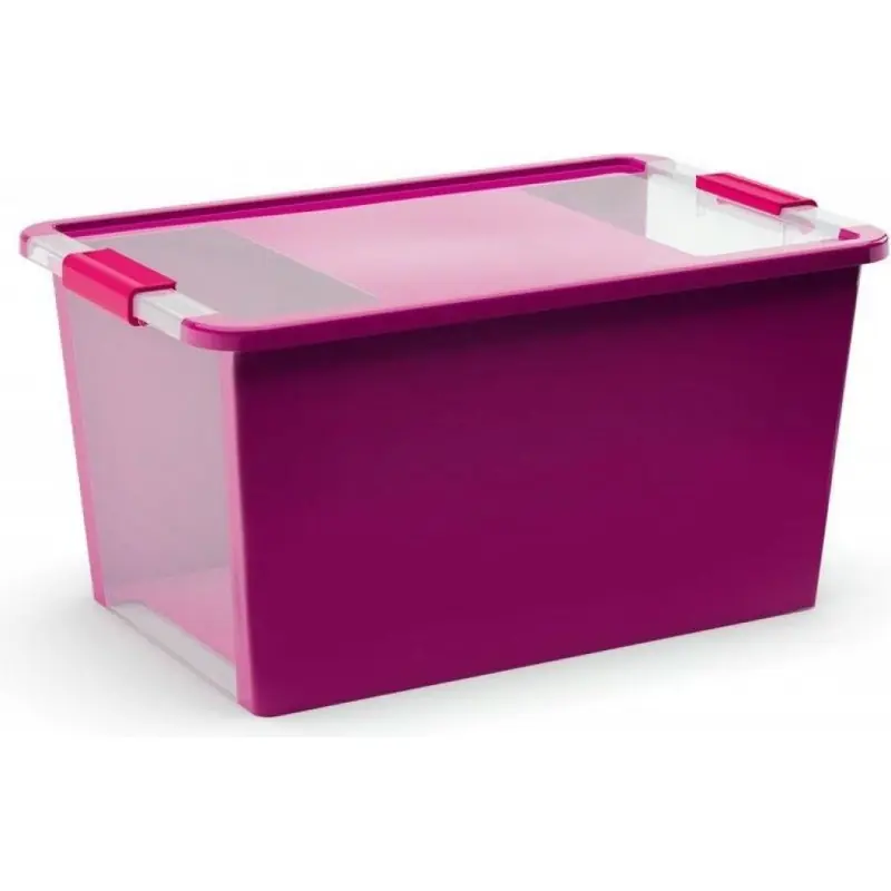 Sonderangebot KIS BI BOX L 40L 55x35x28cm lila/transparent