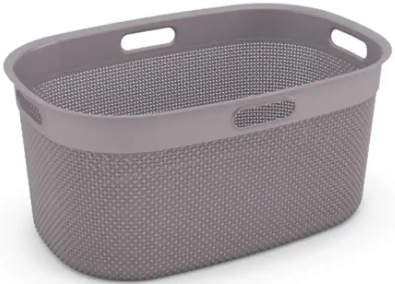 Echt KIS FILO BASKET 45L Wäschekorb 59x39x27cm taupe