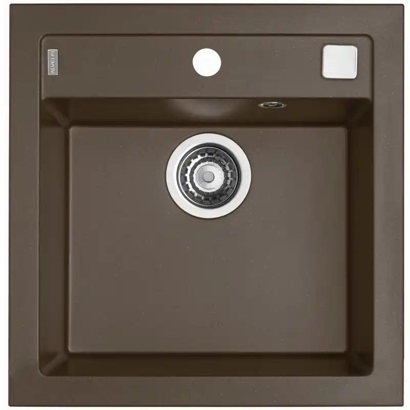 ALVEUS FORMIC 20 Einbauspüle, Granital Plus, 520 x 510 mm, chocolate 03 Aktuell