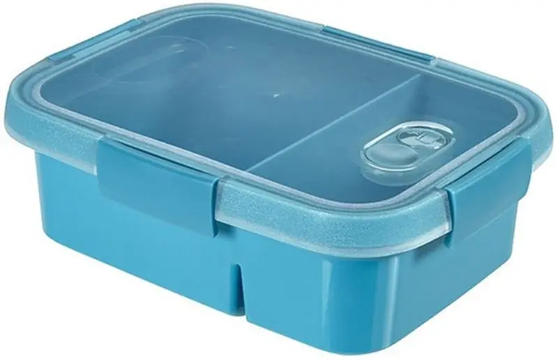 Schneller Versand CURVER SMART TO GO DUAL 0,6L+0,3L Frischhaltedose blau 00925-Y33