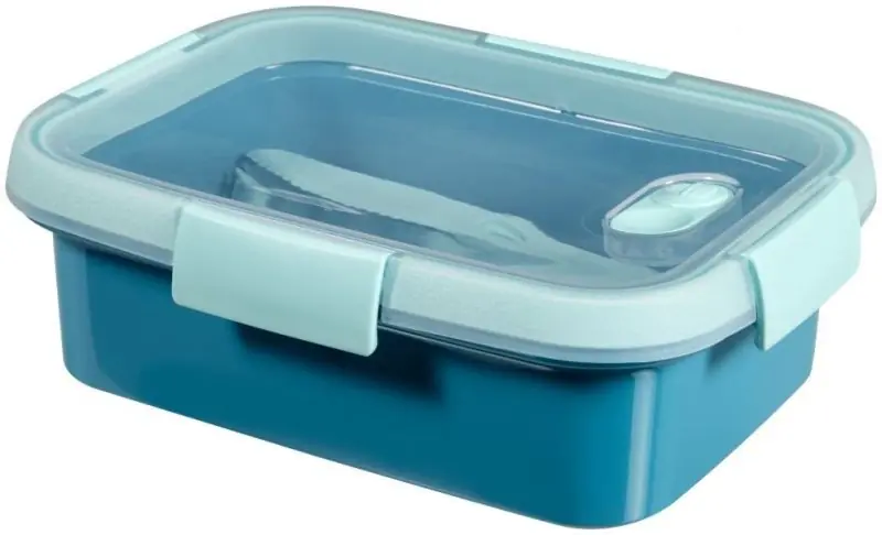 CURVER SMART TO GO 1L Lunchbox + Besteck 20x15x7cm blau 00946-Y33 Ausverkauf