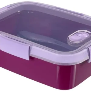 Must-Have CURVER SMART TO GO 1L Lunchbox mit Besteck 20x15x7cm lila 00946-Y34