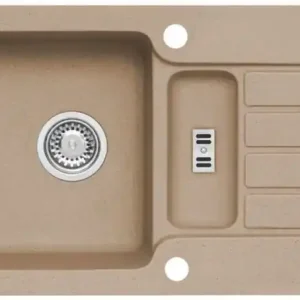 Top-Seller ALVEUS NIAGARA 70 Granitspüle, 780 x 435 mm, beige