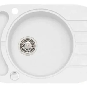 Mega-Angebot ALVEUS NIAGARA 50 Granitspüle, 780 x 435 mm, weiß 1125011