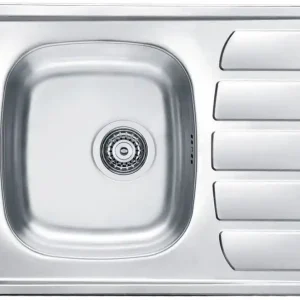 Markenprodukt ALVEUS ZOOM 10 Edelstahlspüle, 615 x 500 mm, Natur 1098940