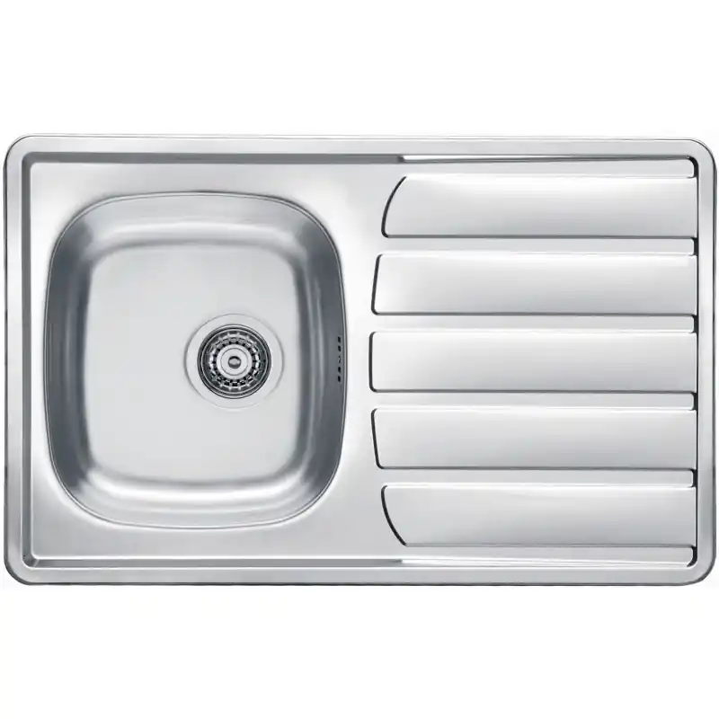 Knallerangebot ALVEUS ZOOM 20 Edelstahlspüle, 790 x 500 mm, Dekor Leinen 1098939
