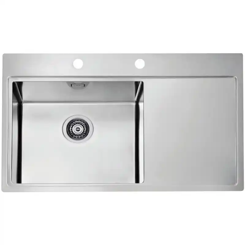 Letzte Chance ALVEUS PURE 50 L Edelstahlspüle, 860 x 525 mm, links 1103652