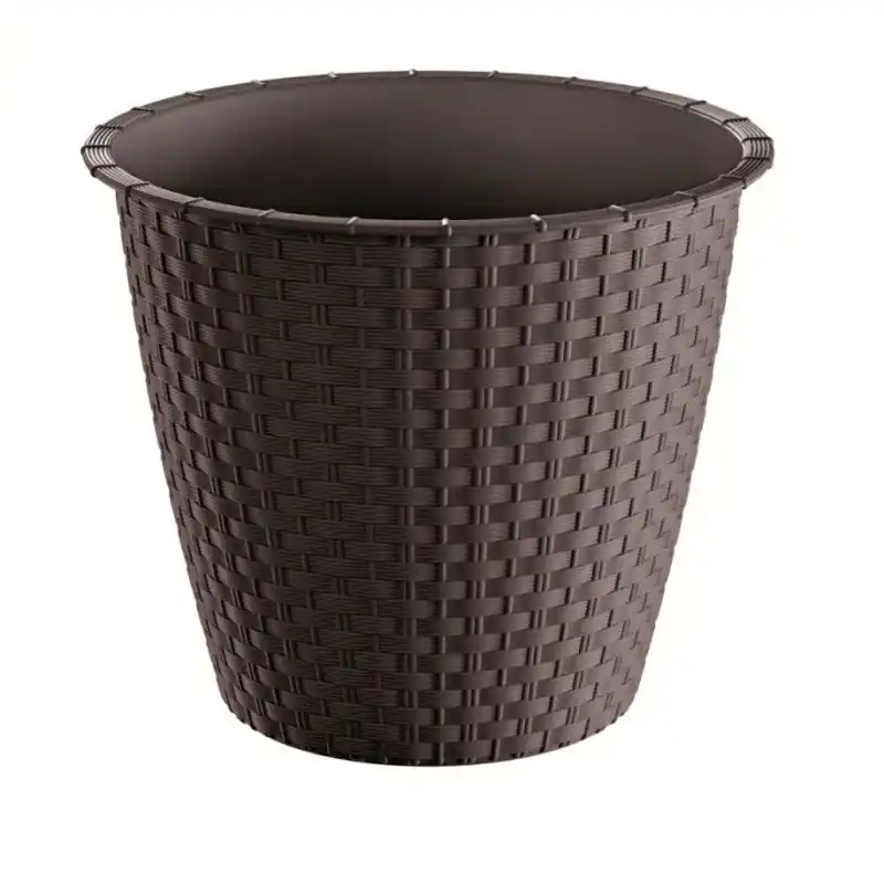 PROSPERPLAST RATOLLA ROUND Blumentopf 1l, umbra DRSO150 Sonderaktion