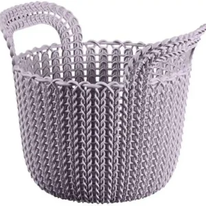 CURVER KNIT XS 3L Aufbewahrungskorb rund 23 x 19 x 19 cm purple 03671-X69 Markenprodukt