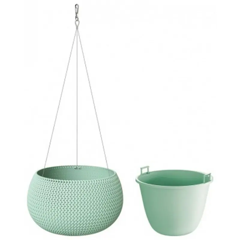 Versand Am Gleichen Tag Prosperplast SPLOFY Bowl WS Hängeblumentopf 29cm, 3,9l, grün DKSP290WS