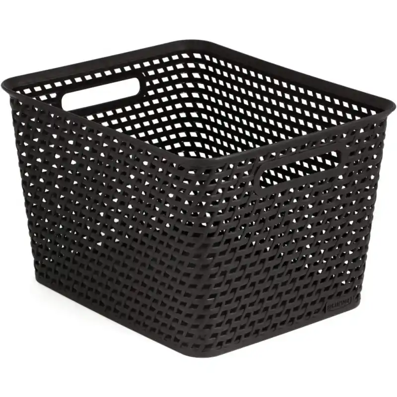Wochenendangebot CURVER YOUR STYLE L 18L Körbchen 35 x 30 x 22 cm dunkelbraun 04756-210