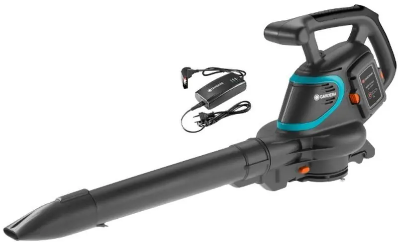 Markenware Gardena PowerJet Li-40 Set, Akku-Gartensauger-/ Bläser, mit Auffangsack, 9338-20