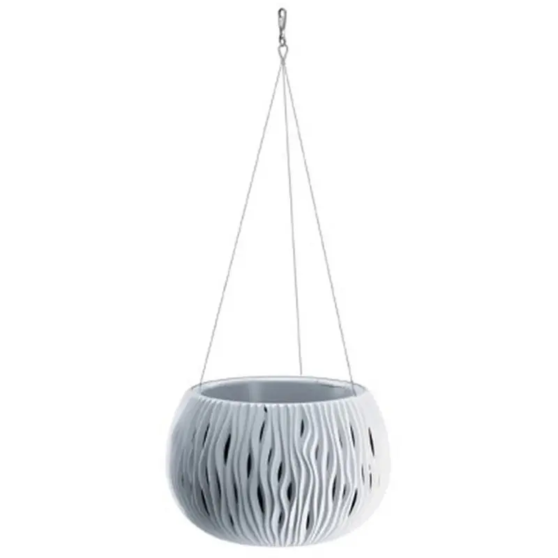 Finale Aktion Prosperplast SANDY BOWL WS Hängeblumentopf 29 cm, 3,9l, weiß DSK290WS