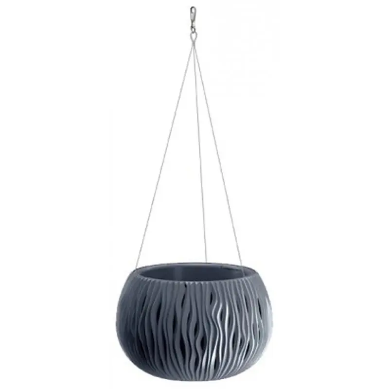 Prosperplast SANDY BOWL WS Hängeblumentopf 29 cm, 3,9l, anthrazit DSK290WS Heißes Angebot