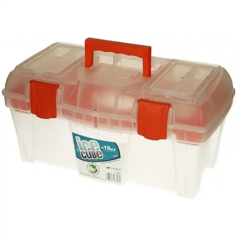 Top-Preis Prosperplast IceCube Werkzeugkoffer transparent, 458 x 257 x 227 mm N18ICE