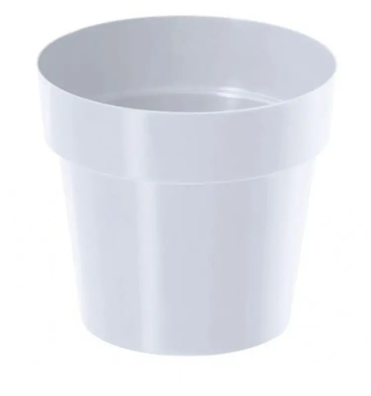 Sichere Zahlung PROSPERPLAST IML Blumentopf ohne Druck 12 cm, weiss DR120