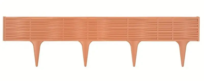 Prosperplast GARDEN BORDER Gartenpalisade 390x18,65cm Terracotta IBWI-R624 Bestpreis