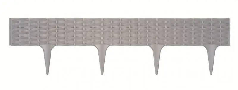 Prosperplast GARDEN BORDER Gartenpalisade 390x18,65cm grau IBRA-4O5U Abverkauf
