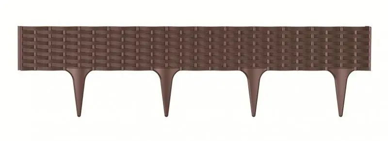 Top-Angebot Prosperplast GARDEN BORDER Gartenpalisade 390x18,65cm braun IBRA-R222