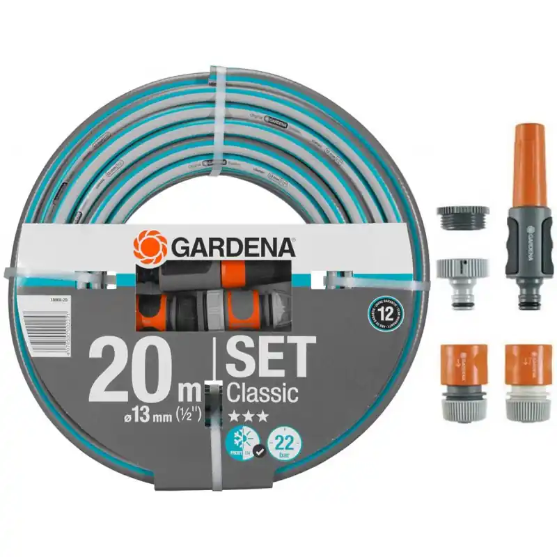 Super-Preis Gardena Schlauch Classic, 13 mm (1/2") 20 m, mit Systemteilen 18008-20