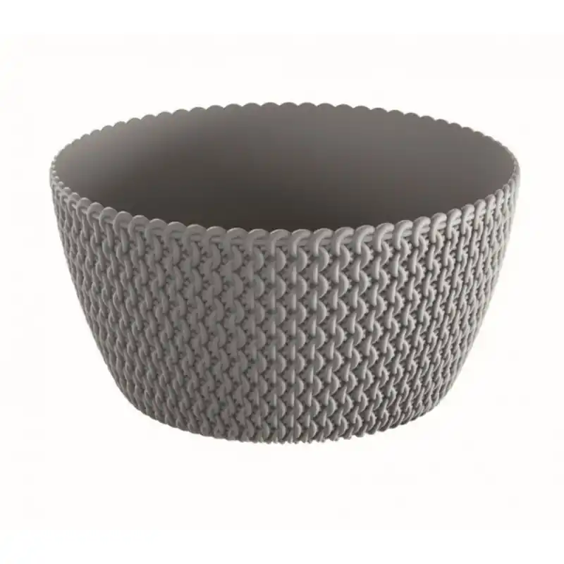 Prosperplast SPLOFY LOW Blumentopf 23,6 cm, steingrau DSPM240-405U Heißes Angebot
