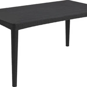 KETER GIRONA ROUND WAVES Gartentisch 160 x 90 x 74 cm, graphit 17204645 Kracherpreis