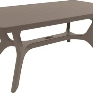 ALLIBERT BALTIMORE Boulevardtisch, 177 x 100 x 71 cm, cappucino 17202808 Highlight
