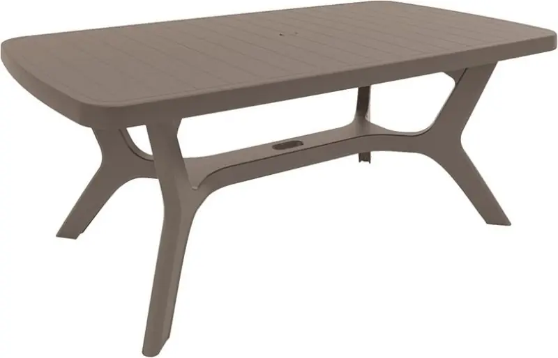 ALLIBERT BALTIMORE Boulevardtisch, 177 x 100 x 71 cm, cappucino 17202808 Highlight