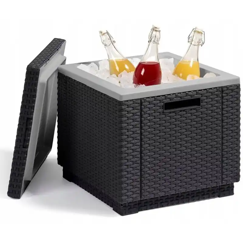 KETER ICE CUBE Kühlbox, 42 x 42 x 41 cm, graphit 17194600 Neuheit