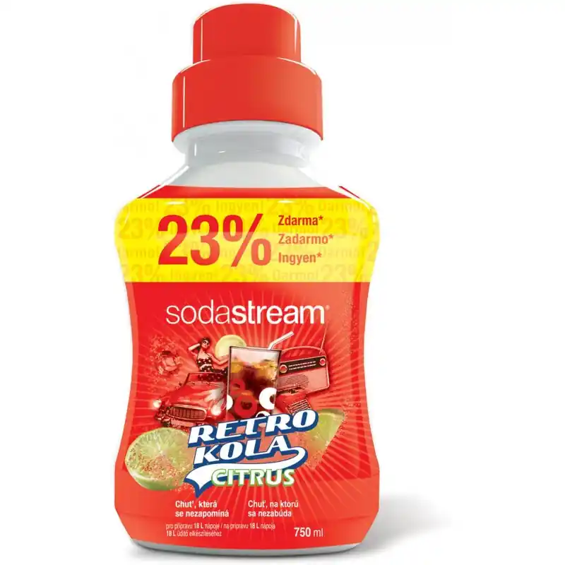 Nur Für Kurze Zeit SODASTREAM Sirup Retro Cola Zitrusfrucht 750 ml
