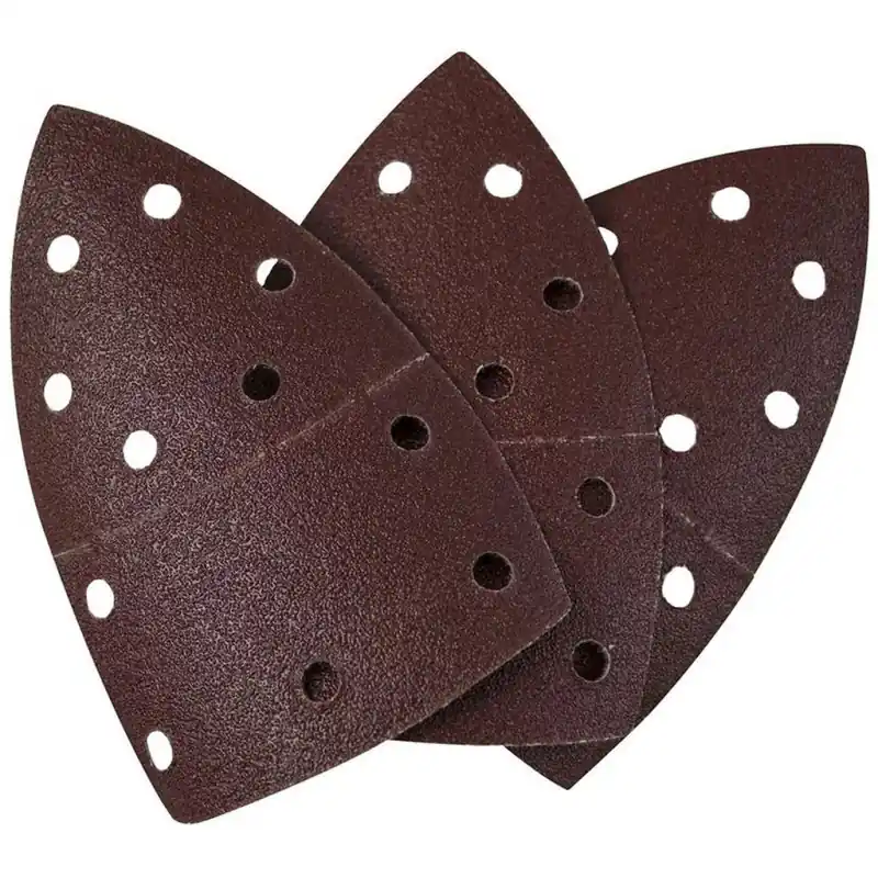 GÜDE Delta-Klett-Schleifpapier-Set 6-tlg. 102x62/93 mm Körnung K60 K80 und K100 58193 Sonderaktion