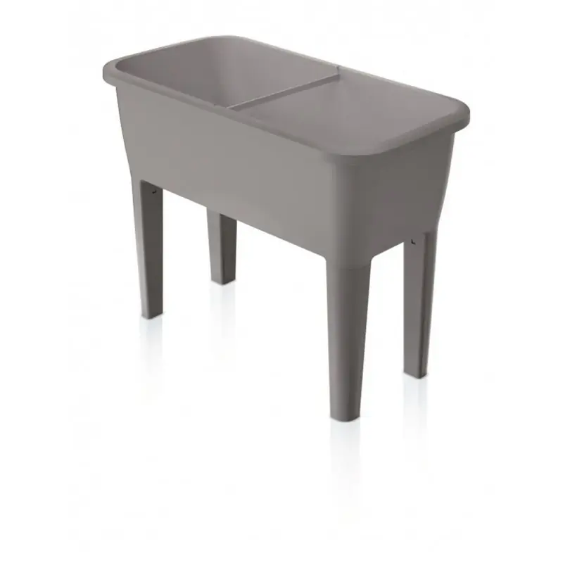 Saisonangebot Prosperplast RESPANA Planter High Balkonkasten 77cm, steingrau ISEB770H-405U