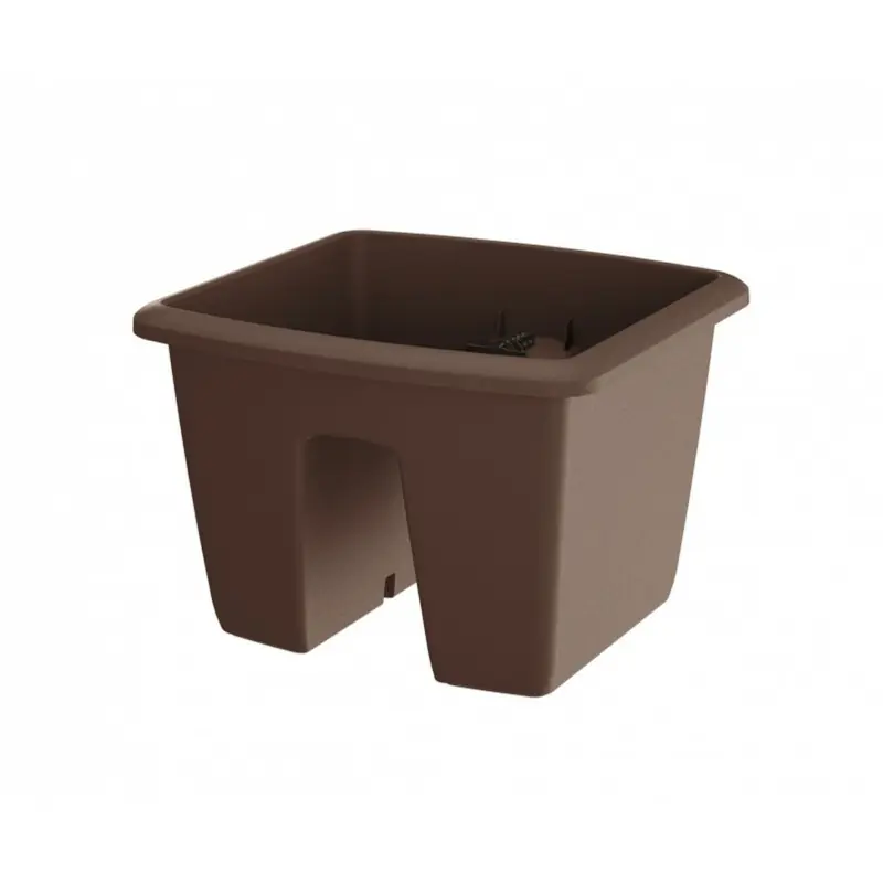 Prosperplast RESPANA Railing Blumentopf 28,8x29,8x20,9 cm, braun DREB290-R222 Jetzt Bestellen