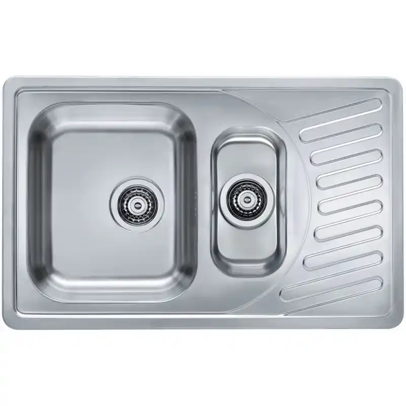 Wochenendangebot ALVEUS ELEGANT 110 Edelstahlspüle, 810 x 510 mm, Satin 1009247