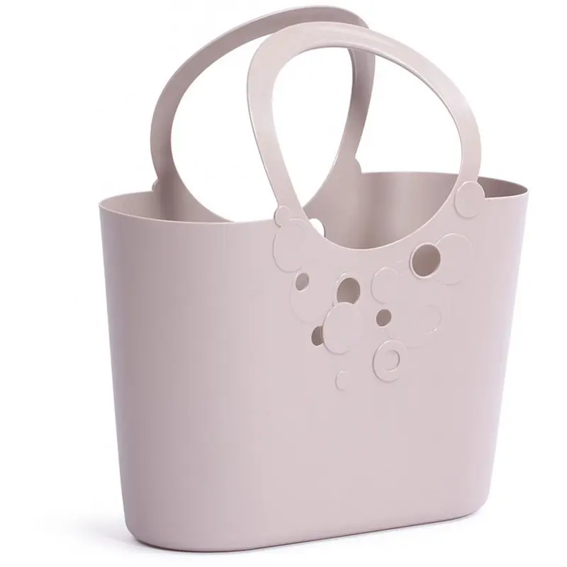 Prosperplast LILY Tasche Einkaufstasche Strand Korb 24 cm, 3,8l, Light Bluberry ITLI240 Knallerangebot