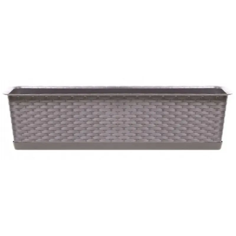 Prosperplast RATOLLA CASE P Blumenkasten mit Untersetze 39,1x17,3x15cm mocca ISR400P-7529U Geprüft