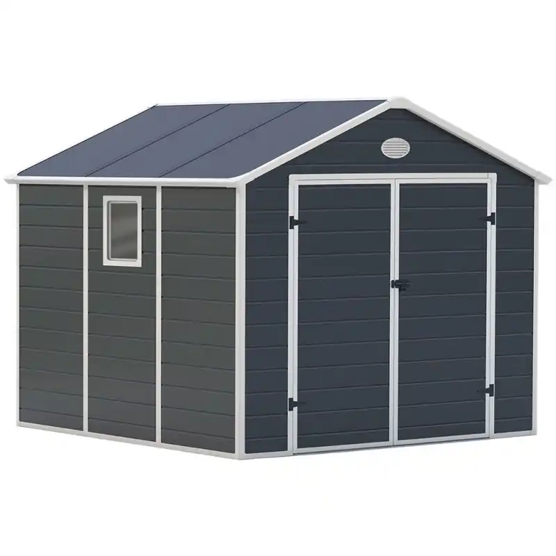 G21 Gartenhaus PAH 670, 241 x 278 cm, Kunststoff, grau, 6390039 Sofort Bestellen