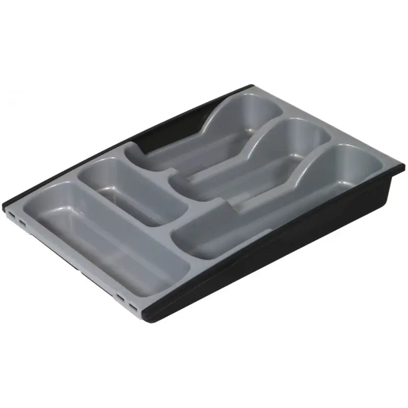 CURVER Besteckkasten ausziehbar 30x42x6,4cm silber 05752-877 Schnäppchen