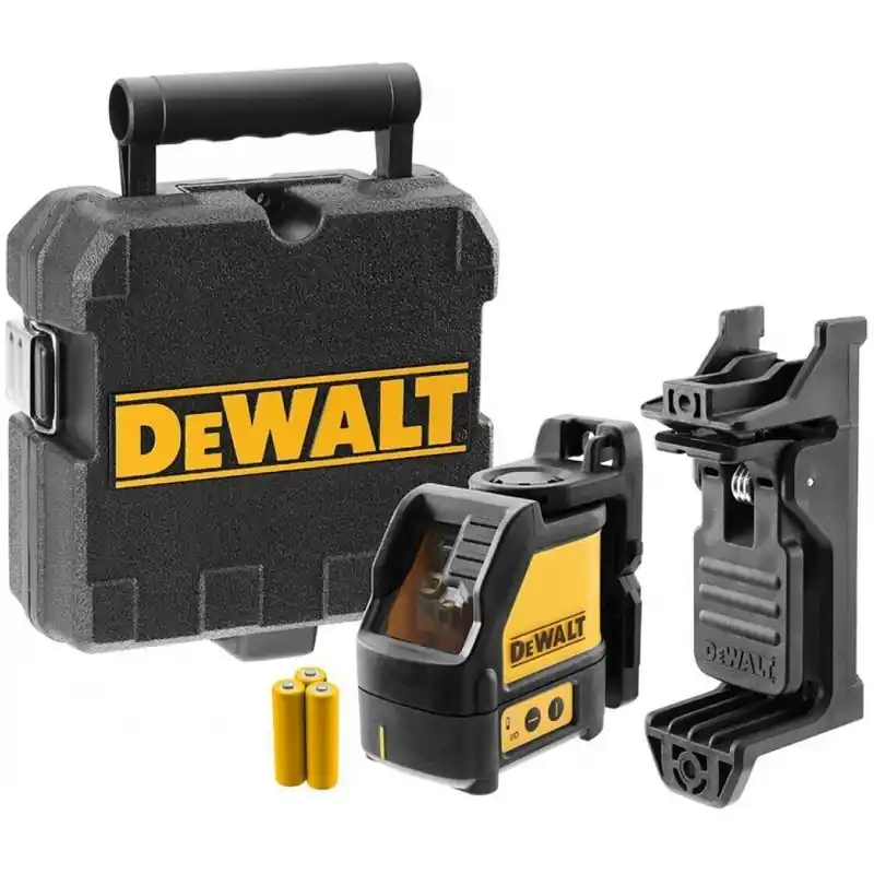 Beliebt DeWALT DW088K Kreuzlinienlaser, selbstnivellierend Erweiterte Reichweite mit Detektor 50m