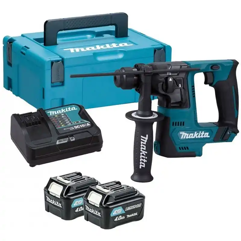 Markenprodukt Makita HR140DSMJ AkkuBohrhammer SDS-Plus Li-ion CXT (2x4,0Ah/10,8V) MAKPAC