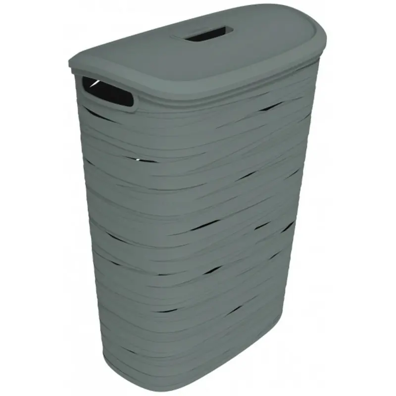 Schneller Versand CURVER RIBBON 49l Wäschesammler 45,7 x 27,3 x 59 cm grau 00746-T37