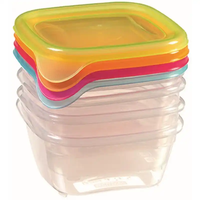 Sonderaktion CURVER SET FRESH GO 4x0,25L Frischhaltedosen transparent 08045-999