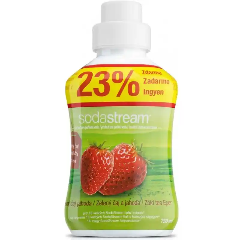 SODASTREAM Sirup 750 ml Grüne Tee mit Erdbeere Nur Für Kurze Zeit