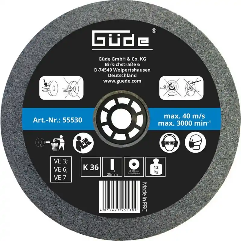 Direktkauf GÜDE Schleifscheibe 175 x 25x 32 mm K36 55530